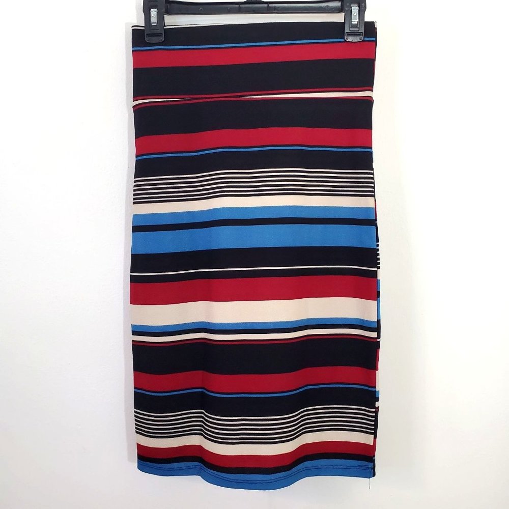 Women's Small Agnes & Dora Striped Pencil Skirt NWT